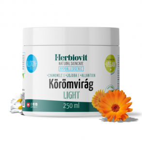 HERBIOVIT LIGHT KÖRÖMVIRÁG KRÉM HIPOALLERGÉN - 250ML